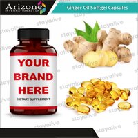 Ginger Oil Softgel Capsules - Age Group: For Adults