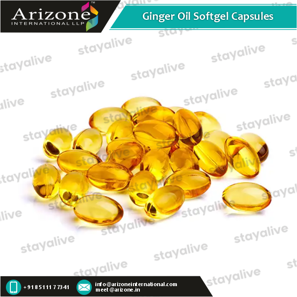 Ginger Oil Softgel Capsules