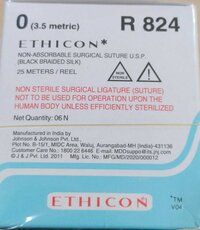 Ethicon Black Braided Silk Reels - Non Sterile (R824)
