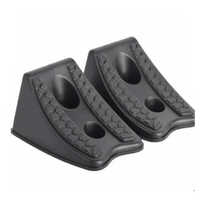 Rubber Car Stopper - High-quality Black Rubber, 6 Kilograms Weight | Manual Function, Ideal For Road Safety