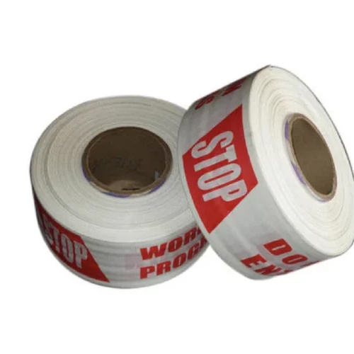 Red And White Barricading Tape