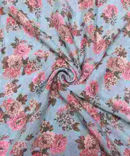 Poly Rayon Print Fabric