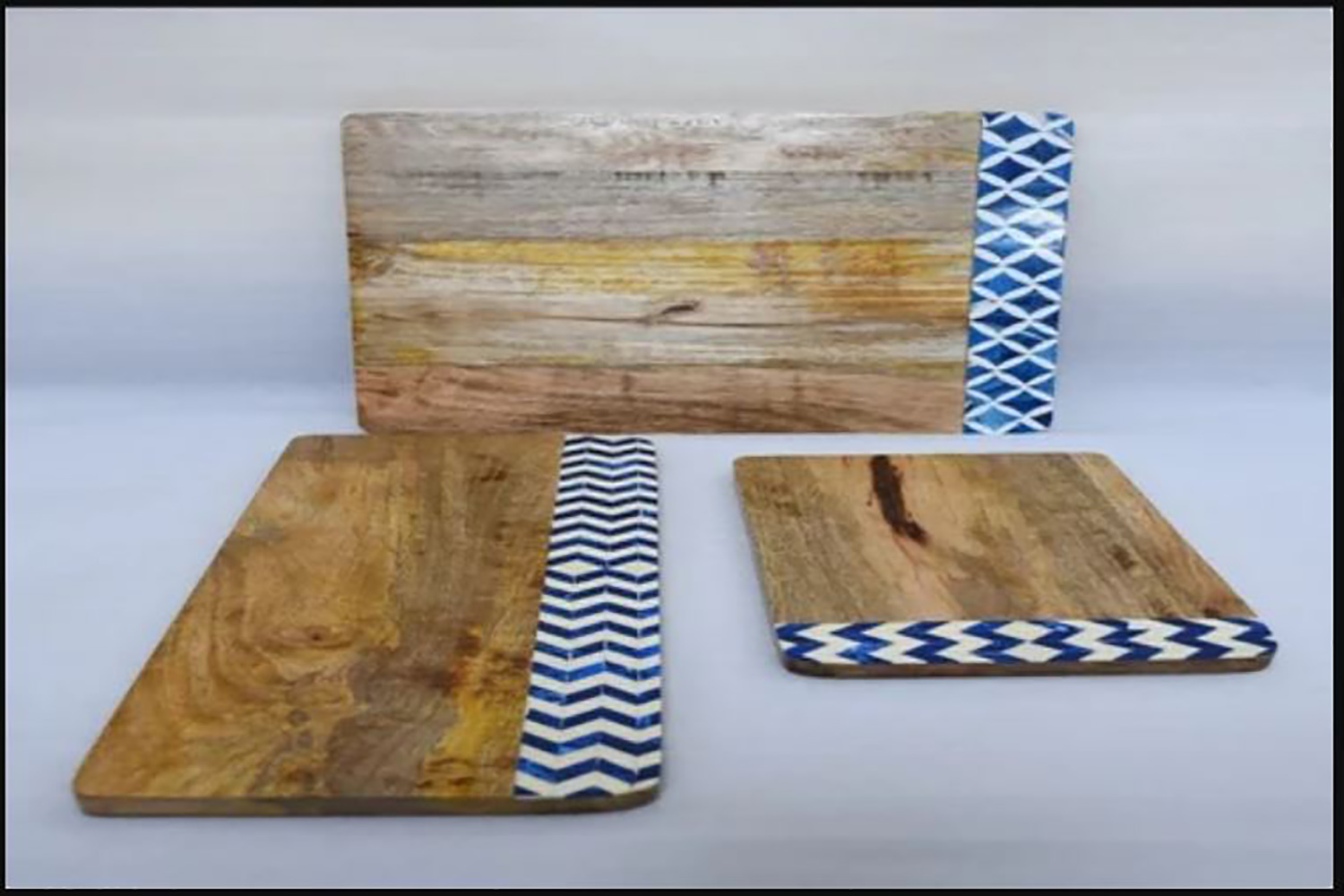 Decorative Wooden Tray with Print