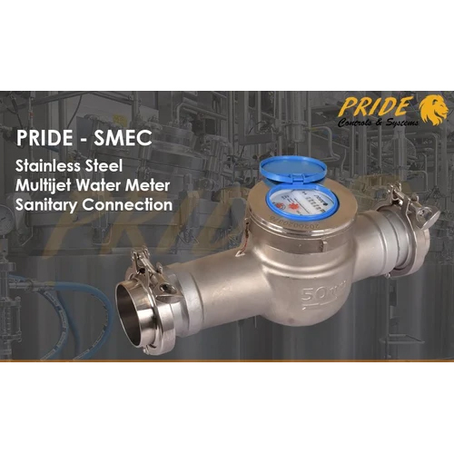 Ss Multijet Watermeter With Sanitary Fittings