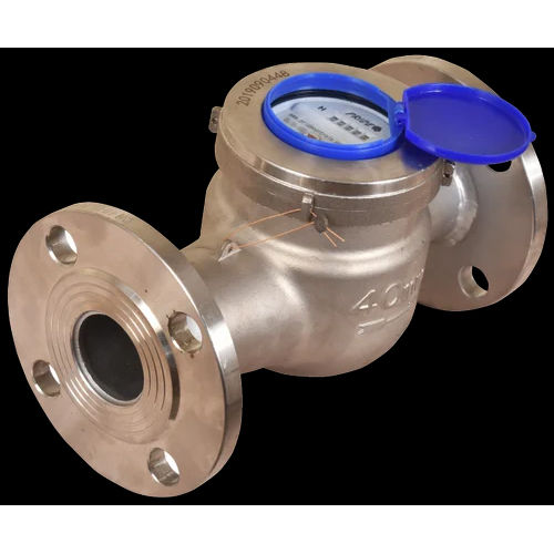 Silver Ss Mechanical Flow Meter