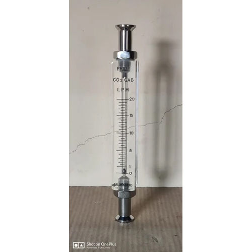 Silver Pride Acrylic Body Flange End Rotameter