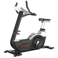 Commercial Upright Bike - High Wattage Self-power Generator System, Ergonomic Adjustable Seat, 15 Resistance Levels, Led Dot Matrix Console