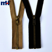 Flame-Retardant Zipper Metal Zipper with Fire Resistant Tape Fire Retardant Brass Zipper Separating Jacket Zipper