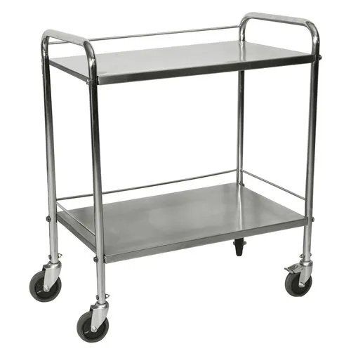 Stainless Steel Instrument Trolley By Ravi Bio Impex