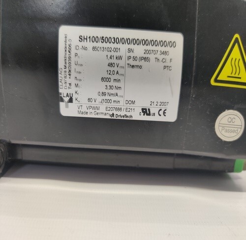 SCHNEIDER ELECTRIC ELAU AG SH100/50030/0/0/00/00/00/00/00 SERVO MOTOR