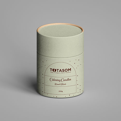Kraft Paper Tube Packaging For Candles Packaging