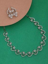 Flower AD Necklace Set