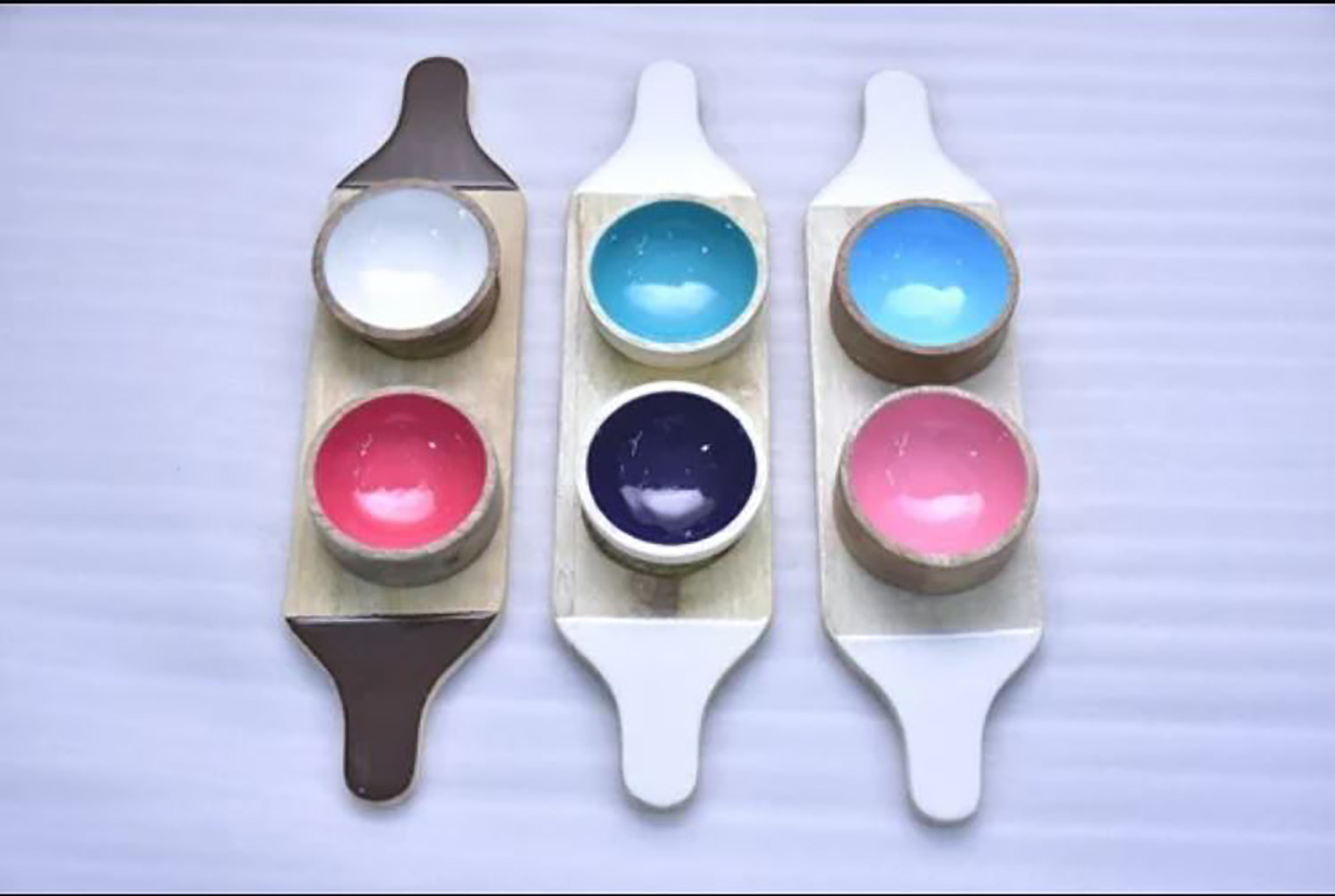 Wooden Chip and Dip Tray