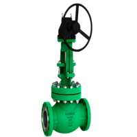 Industrial Globe Valve - Color: Green