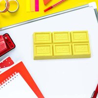 CHOCOLATE SHAPED ERASERS SOFT PENCIL ERASERS SUPPLIES FOR OFFICE SCHOOL STUDENTS DRAWING WRITING CLASSROOM REWARDS FOR RETURN GIFT