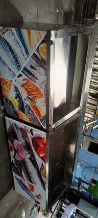 Fish Display Counter - Material: Stainless Steel