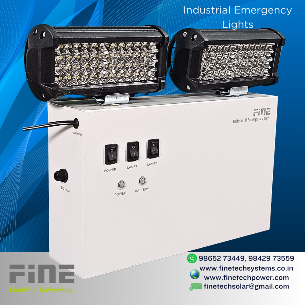 FINE Emergency Industrial Light 40W LED With Battery Backup