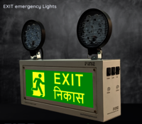 Fine Industrial Emergency Light With Led Exit Back Light Sign - Charging Time: 5 To 6 Hrs App Hours