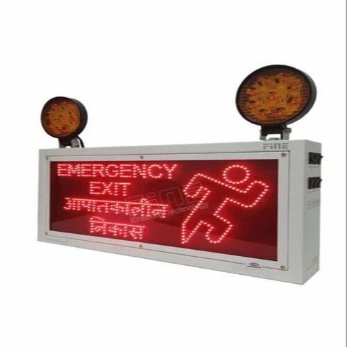 Fine Industrial Emergency Exit Light with LED Sign