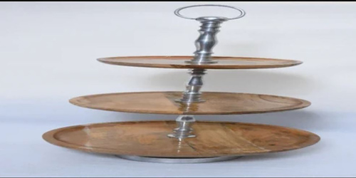 WOODEN CAKE STAND 3