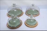 Wooden Cake Stand 4 - Rustic Natural Wood, Various Designs & Sizes | Perfect For Displaying Cakes, Ideal For Home Parties & Afternoon Tea