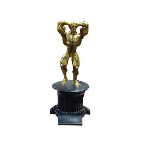 Golden Color Bodybuilding Award Trophy