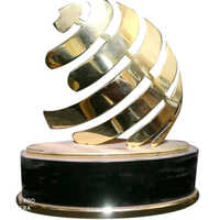 Stainless Steel Gold Plated Trophy