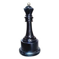 Chess Fiber Trophy - Color: Black