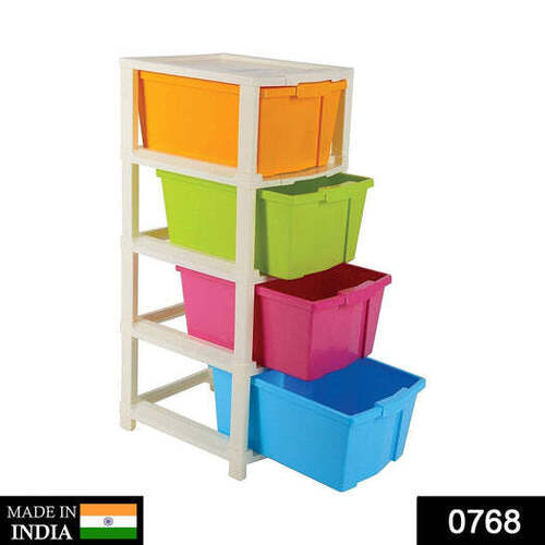 MULTIPURPOSE MODULAR DRAWER ORGANIZER STORAGE BOX - 4 LAYERS