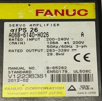 FANUC A06B-6140-H026 SERVO AMPLIFIER