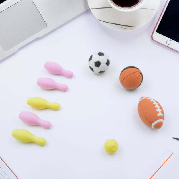 STATIONARY KIT FANCY AND  STYLISH COLORFUL ERASERS MINI ERASER CREATIVE CUTE NOVELTY ERASER FOR CHILDREN DIFFERENT DESIGNS ERASER SET FOR RETURN GIFT