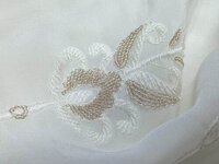 Dyeable Butta With Zari Thread On Georgette Fabric India - Attributes: Comfortable & Soft