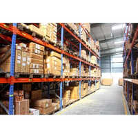 Orange-blue Upright Pallet Storage Rack