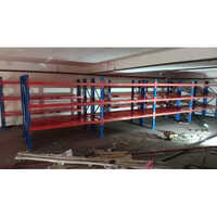 Orange-blue Industrial Warehouse Storage Rack