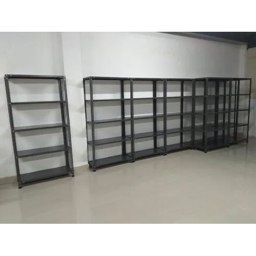 Grey Industrial Slotted Angle Rack