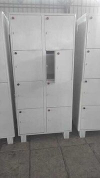 Orange-white Industrial 8 Door Locker