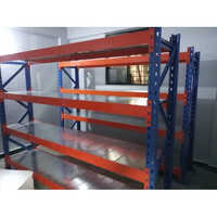 Mild Steel Bulk Storage Racks - Color: Orange-blue