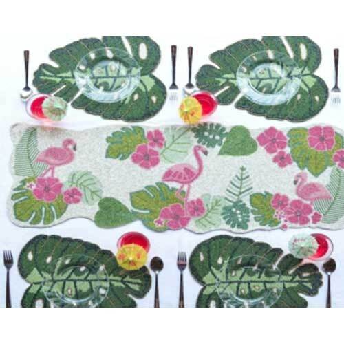 Beaded Runner set for Dining Table