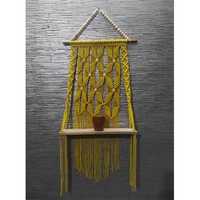 Mph178 Macrame Plant Hanger - Color: Yellow