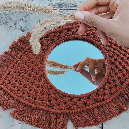 Macrame Mirrors