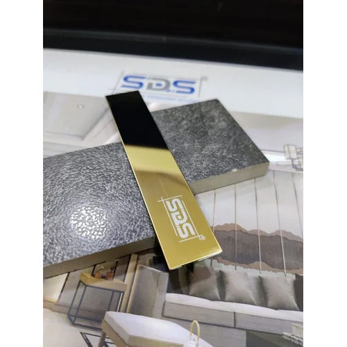 Pvd Titanium Coated Profiles - Color: Golden