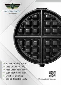 Non Stick Coating For Waffle And Chapati Plate (food Grade) - Food Grade American Non Stick Coating, Ideal For Waffle Makers, Chapati Makers, And More