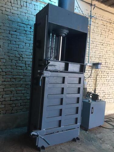 Hydraulic Baling Press Machine - Color: Blue