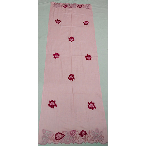 Ladies Pink Designer Unstitched Suit Fabric