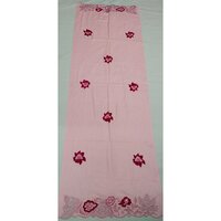 Ladies Pink Designer Unstitched Suit Fabric