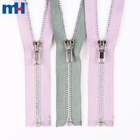 Copper Zipper 3 Inch Brass Zipper Jacket Metal Zipper With Auto Lock Separating Zipper Factory Wholesale - Application: For Garment And Textiles