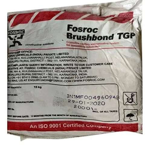 Gray Fosroc Brushbond Tgp Waterproofing Chemical