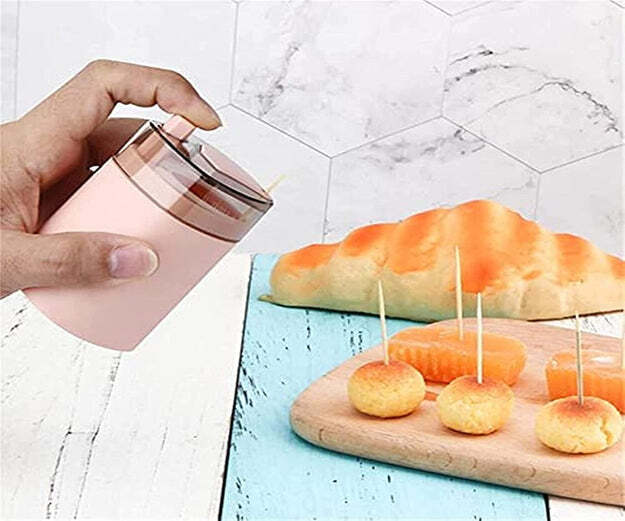 TOOTHPICK HOLDER DISPENSER  POP UP AUTOMATIC TOOTHPICK DISPENSER  TOOTHPICK STORAGE BOX