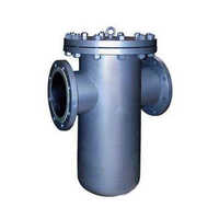 Industrial Bucket Type Filter - Stainless Steel, High Efficiency, Grey | High Capacity Design For Liquid Services, Superior Debris Removal
