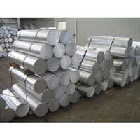 Aluminum Extrusion Billet - Round Alloy Silver | Polished Surface Treatment, Industrial Grade